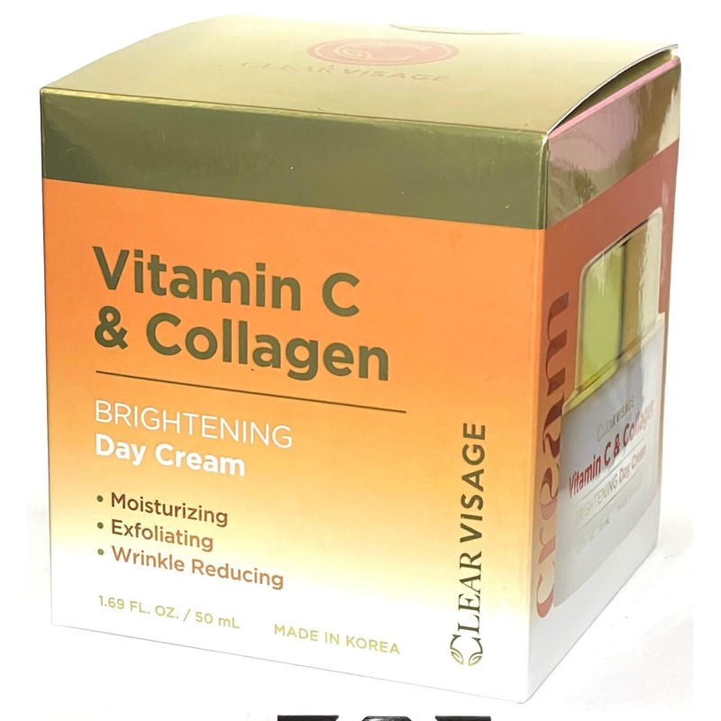 Clear Visage Vitamin C & Collagen Brightening Day Cream 1.69