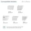 Swiss Madison Well Made Forever SM-25-TACTM11BK Toilet-Accessories, SM-KS246-G, Black