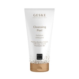 GESKE Cleansing Peel, GESKE SmartAppGuided™ Face Brushes, Exfoliating with Aloe Vera, Provitamin B5 & Bamboo Grains, Cleanser, Against Blemished Skin, All Skin Types, Vegan Formula Without Animal