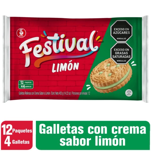 Noel Galletas Festival Limon - Colombia Lemon Cookies 12 Pack