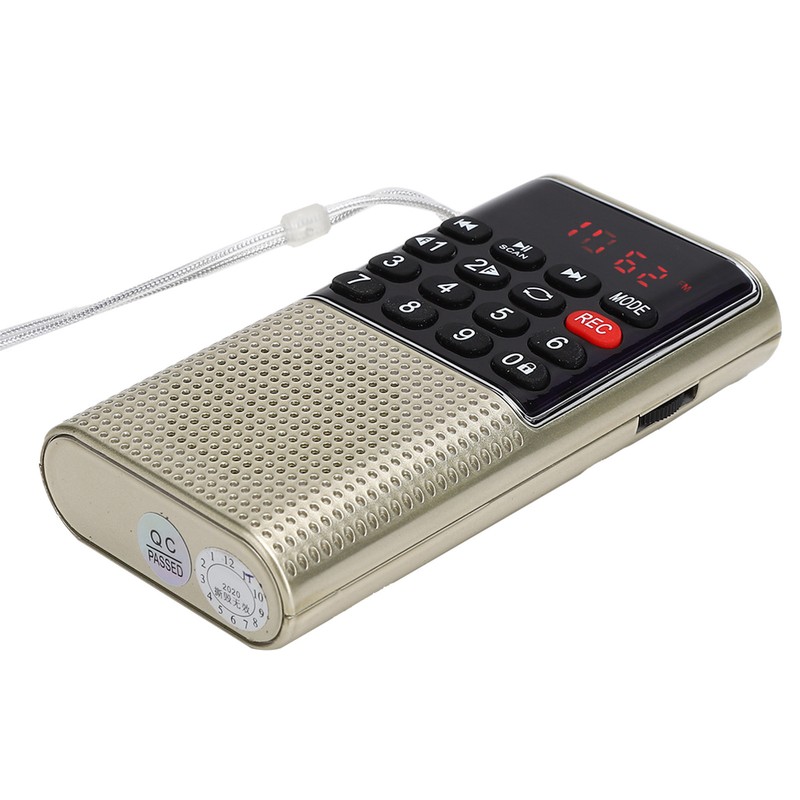 L‑328 Mini FM Radio Speaker Portable Multifunction USB Music MP3