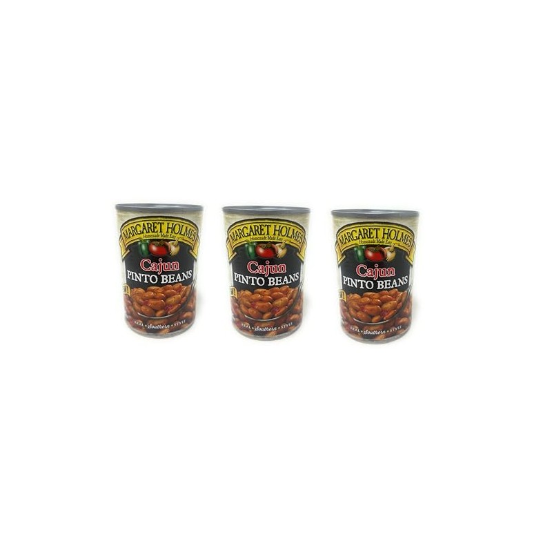 Margaret Holmes Cajun Pinto Beans 15 Ounces (Pack of 3)