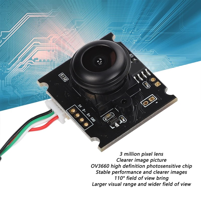 USB Camera Automatic Webcam Board 3MP Mini USB 2.0 Webcam