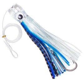 Trolling Bait Saltwater Fishing Bait Offshore Big Game Fishing Lure for Tuna Mahi Marlin Dolphin Wahoo Trolling Skirted Bait Deep Sea Fishing Bait Squid Skirts Rig 6 Inch