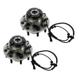 DTA Front Wheel Bearing & Hub Assemblies NT515075 x2 (Pair) Fit F250 F350 Super duty Single Rear Wheel 4WD Before 03/10/99