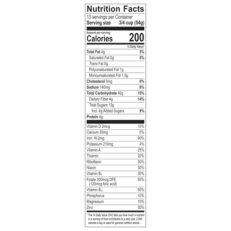 Great Grains Raisins Dates & Pecans Breakfast Cereal, Crunchy Clusters