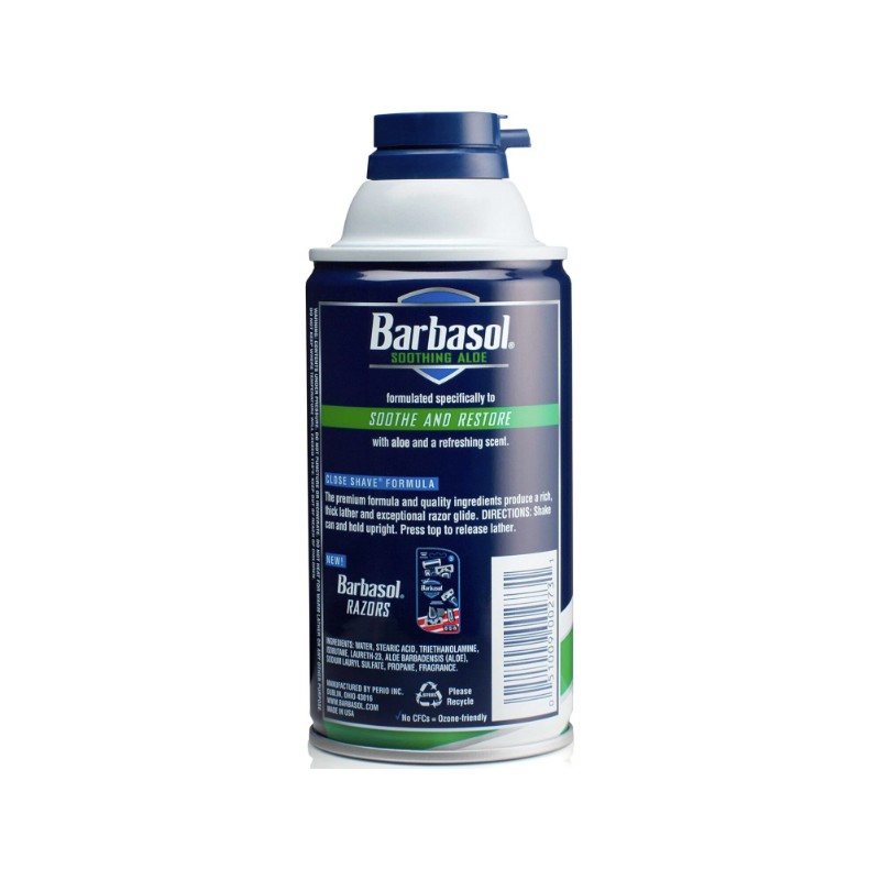 6 Pack Barbasol Thick And Rich Shaving Cream With Soothing