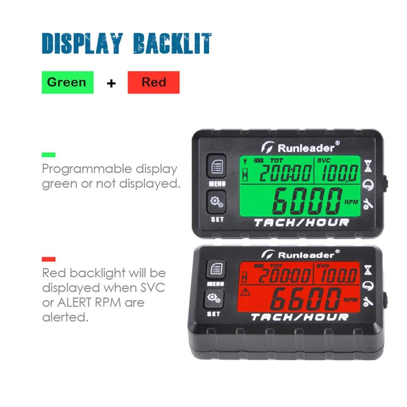 Tachometer Inductive Operating Hour Meter for Operating Hour Meter Digital