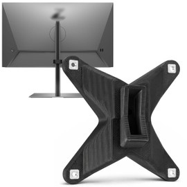 3IDEE VESA Adapter, VESA Mount Compatible with HP Z G3 Monitor (Z24f, Z24m, Z24n, Z24q, Z24u, Z25xs, Z27k, Z27q, Z27xs) - VESA Mount 75 x 75 mm - for Mounting on a Monitor or Wall Mount