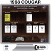 1968 Cougar Factory OEM Shop Manuals on USB