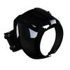 TCT-MOTORPARTS Gloss Black Front Headlight Bezel Upper Fairing Cover Mask