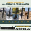 KINGGEAR TPC 100% Carbon Fiber Hiking Poles, Telescopic Retractable Nordic