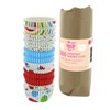 Baked With Love Birthday Cupcake Cases - 300-50mm Baking Cups