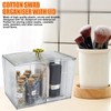 HEKOBAG Pack of 2 Cosmetic Storage Boxes Plastic Make Up