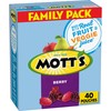 Mott's Fruit Flavored Snacks, Berry, Gluten Free Snack, Family Pack,