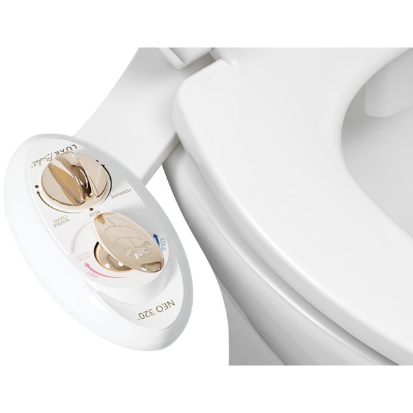 LUXE Bidet NEO 320 - Hot and Cold Water, Self-Cleaning,