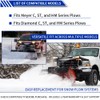 GOLKNHA 2 Pack Snow Plow Trip Spring Kit W/Eyebolts for
