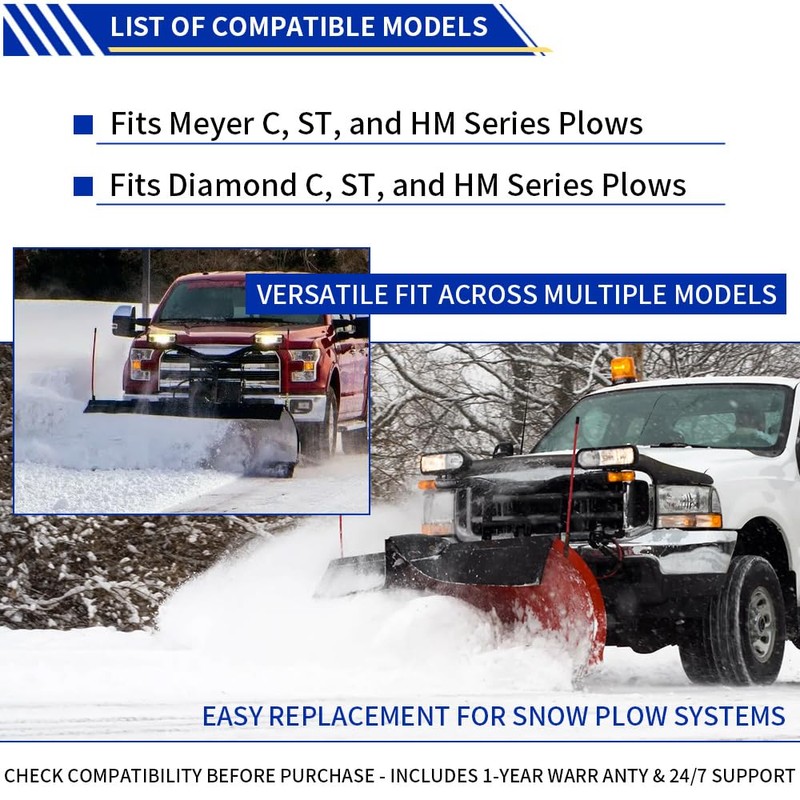 GOLKNHA 2 Pack Snow Plow Trip Spring Kit W/Eyebolts for