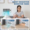 TMYICE Register Booster Fan for 4" x 10" Register Holes,
