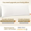 Goose Down & Feather Body Pillows for Adults, Full Length