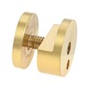 Mirror Clips, Thick Glass Clamps Wall-Mounted Mirrors Bracket Gold Pure