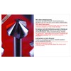 Exact 05713 10.4mm HSS Straight Shank Countersink