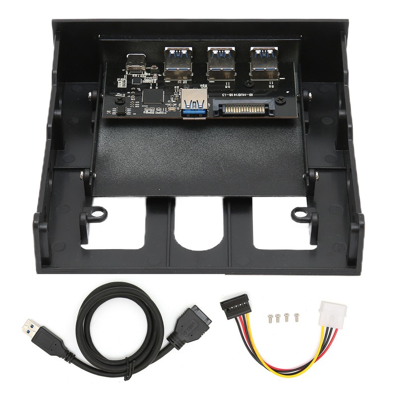 USB Front Panel Adapter 3.5in 5.25in USB1.1 USB2.0 Hot Swap