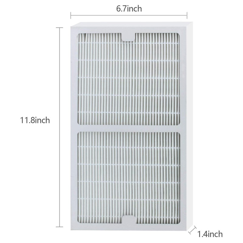 2 Pack IAF-H-100C Filter C Compatiable with Idylis Air Purifiers