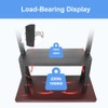 Hellsehen Mobile TV Stand,Rolling TVs Cart on Wheels Height Adjustable