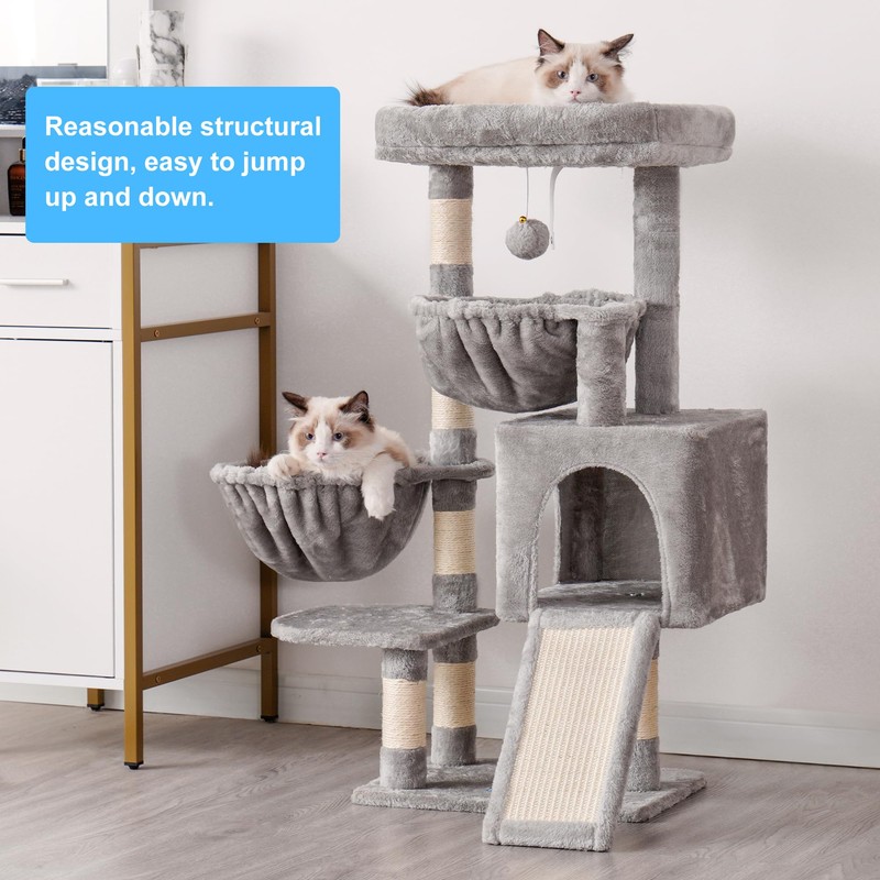 Hey-brother Cat Tree, Cat Tower for Indoor Cats, Cat House