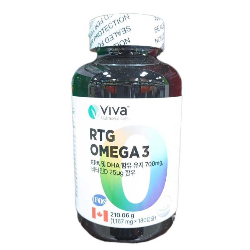 VIVA RTG Omega 3 700mg 180 capsules with vitamin D