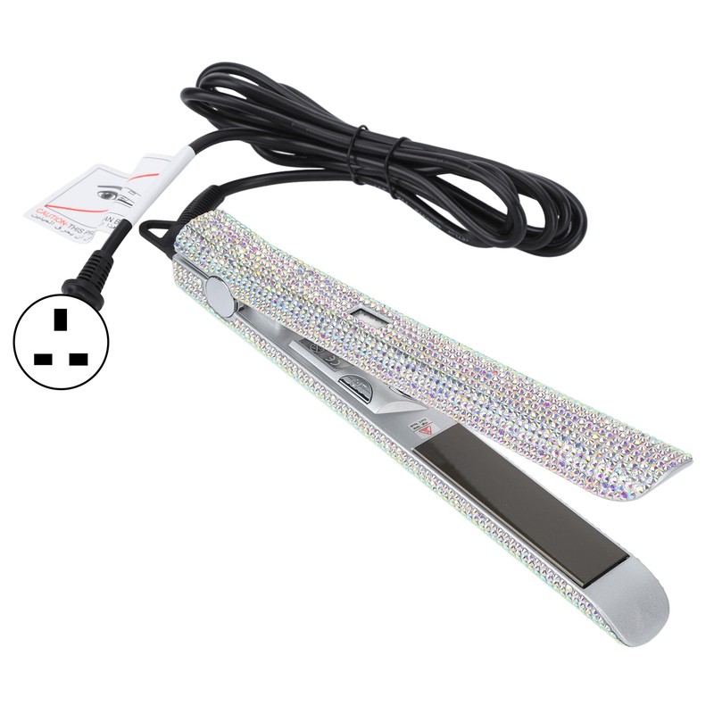150W Hair Straightener Rhinestone Electric 2 in 1 Faster Shape