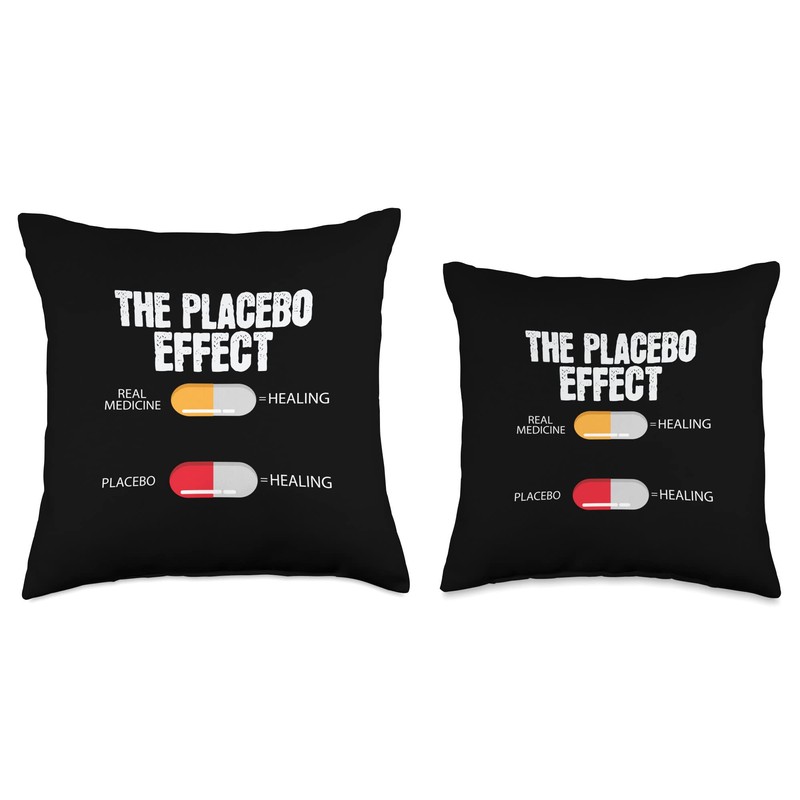 Placebo Effect Tablets Throw Pillow