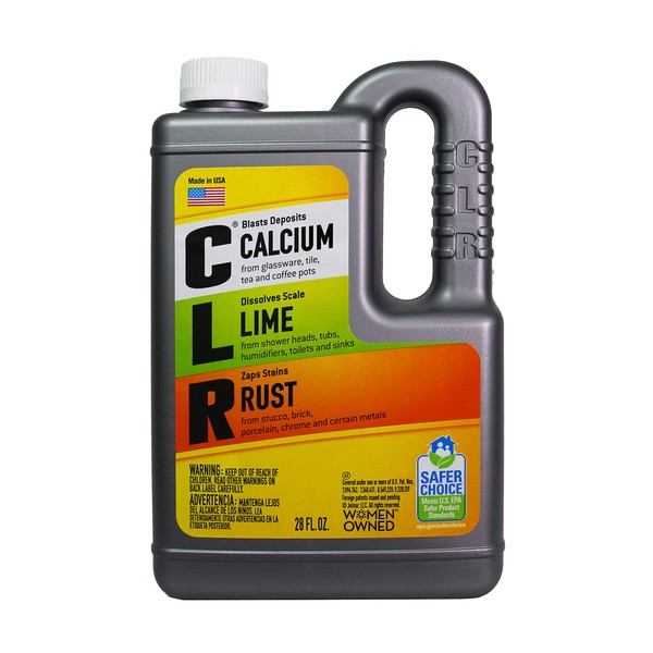 CLR Calcium, Lime & Rust Remover, Biodegradable, 28 Oz Bottle (2)