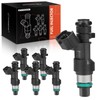A-Premium 12 Holes Set of 6 Fuel Injectors Compatible with