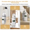 Portable Bottle Warmer - Travel-Easy,Fast Warming,6-Speed Temperature Control,Comfortsble Baby Feeding