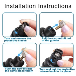 Upgrade Hesuom Silent Groom Pro Nail Grinder, 2025 Upgraded Silent Groom Pro Dog Nail Trimmer for Dogs and Cats, Quick USB Charge with Replacement Grinding Heads(1+2*Replacement Head)