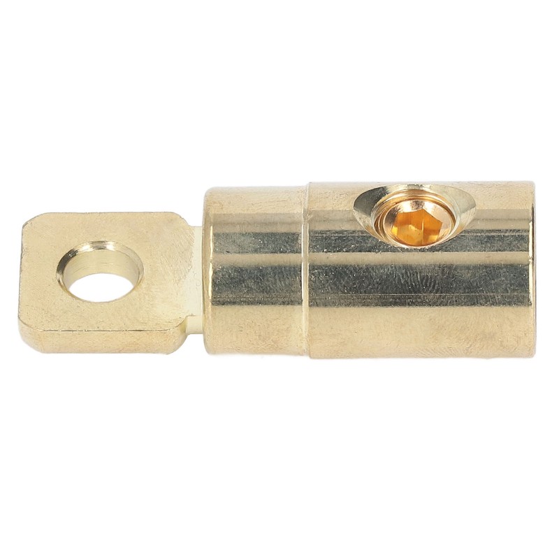 Pair Power Battery O Ring Terminals Brass Gold Plated High