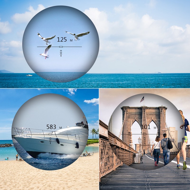 600M / 900M Golf Rangefinder Distance Meter Speed Tester Range