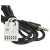 vhbw Aux Audio Adapter Cable Car Radio (120 cm) Compatible