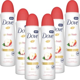 Dove 6 x Dove Apple & White Tea Antiperspirant Deodorant Spray, 150 ml/5.07 oz