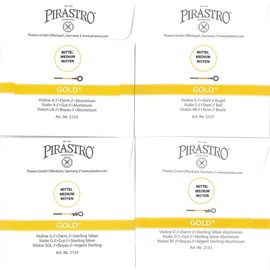 pirastrogold Gold Violin Strings eadg Set