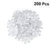 Vaguelly Snowflake Wall Sticker Decals 200pcs Fluorescent Snowflake Decals Easy