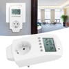 Plug‑in Thermostat LCD Programmable Heating Temperature Controller 16A