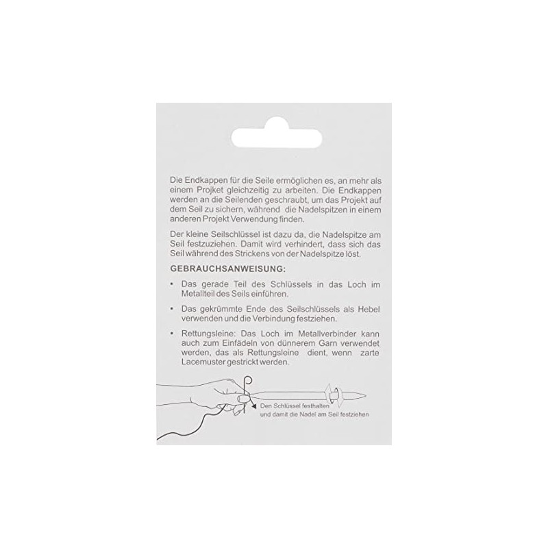 KnitPro - Ferri circolari con attacchi intercambiabili, Nero20 cm per
