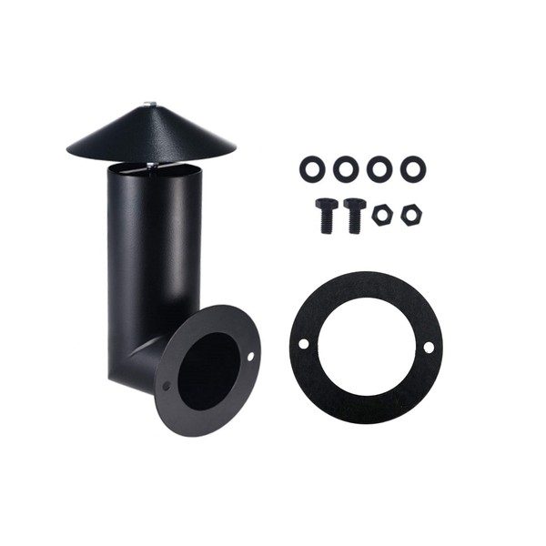 Pellet Grill Smoke Stack with Gasket Replacement for Pit Boss,Traeger,Camp