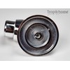 Inclined Wall Mount Ø27mm Shower Curtain Rod Adapter For Universal