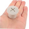 Kisangel 4pcs Slide Screw Caps Plastic Replacement Parts for Slides