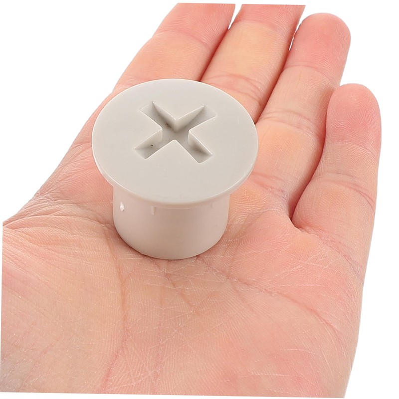 Kisangel 4pcs Slide Screw Caps Plastic Replacement Parts for Slides