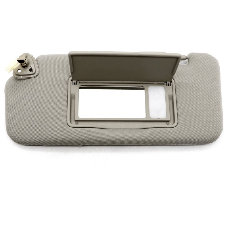 FZJDSD Left Driver Side Sun Visor with Mirror (Gray) Compatible